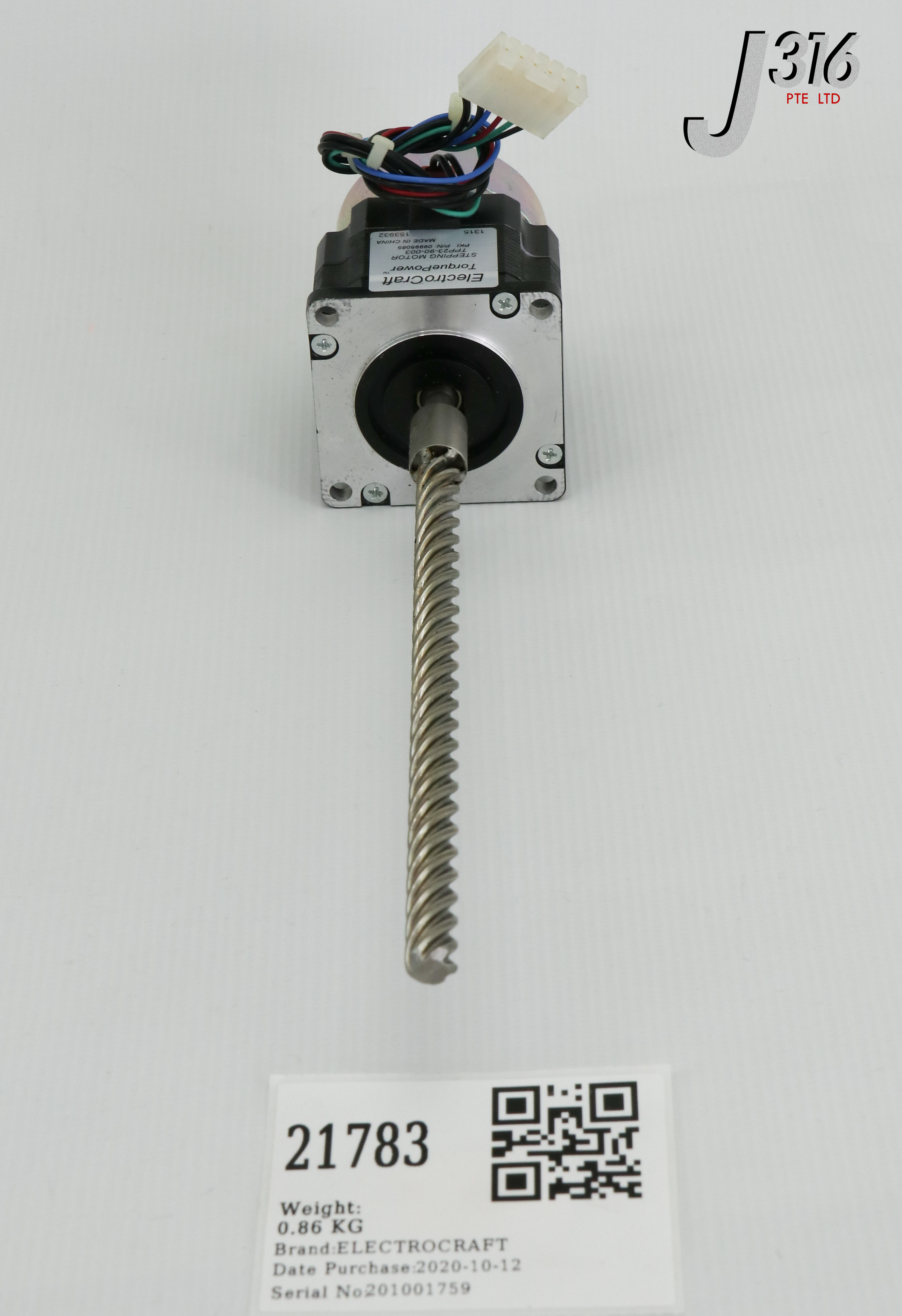 21783 ELECTROCRAFT TORQUEPOWER STEPPING MTR W/ DRILL TPP23-90-003